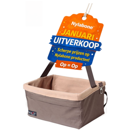 Happy Ride Booster Seat Hondenautostoel   XLarge bruin