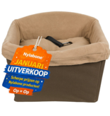 Happy Ride Gewatteerde hondenveiligheidszitje Bruin