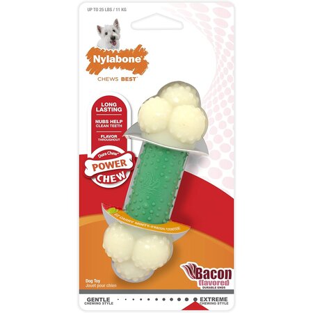 Nylabone Extreme Chew Double Action Bacon Mint Small