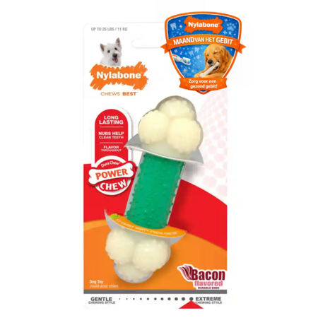 Nylabone Extreme Chew Double Action Bacon Mint Small