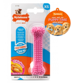 Nylabone Puppy Dental Bone Pink XS Chicken Flavour