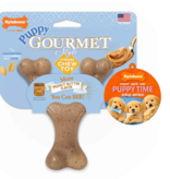 Nylabone Puppy Gourmet Wishbone Peanut Butter Small