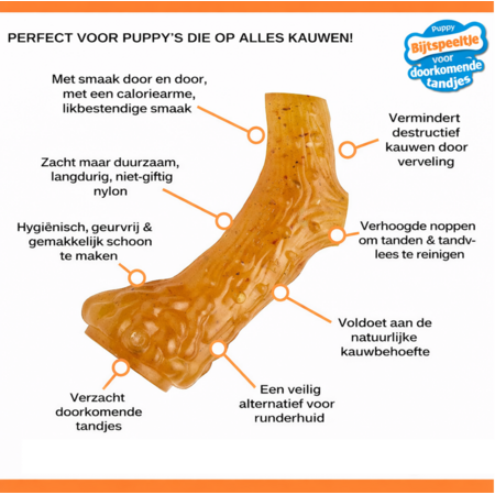 Nylabone flexible puppy antler xs