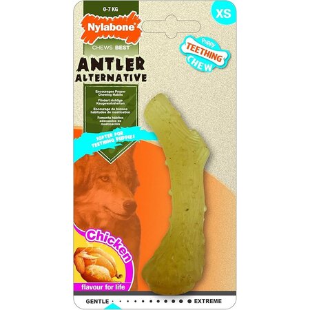 Nylabone flexible puppy antler xs