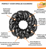 Nylabone Strong chew max braid ring beef gemaakt van sterk rubber  medium