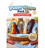 Nylabone Puppy XL Large Breed Life Stages Pakket – Van Pup tot Volwassen Hond