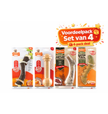 Nylabone Special 4 Bundel – Ultieme Kauwkracht Deal (EXCLUSIEF)