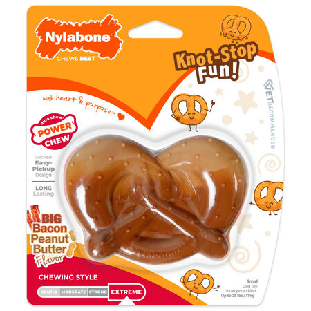 Nylabone Power Chew Pretzel Dog Chew Toy Small
