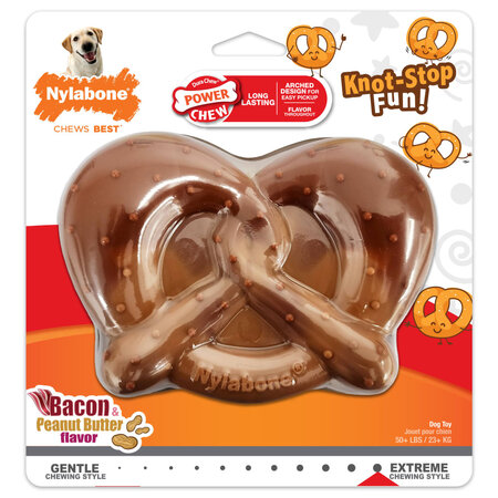 Nylabone Power Chew Pretzel Dog Chew Toy  XL