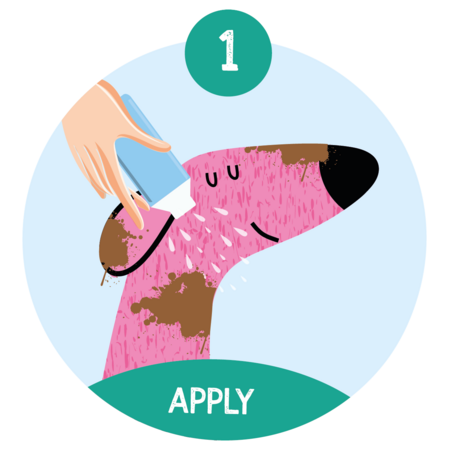 Nilaqua De Muddy Paws Droogshampoo