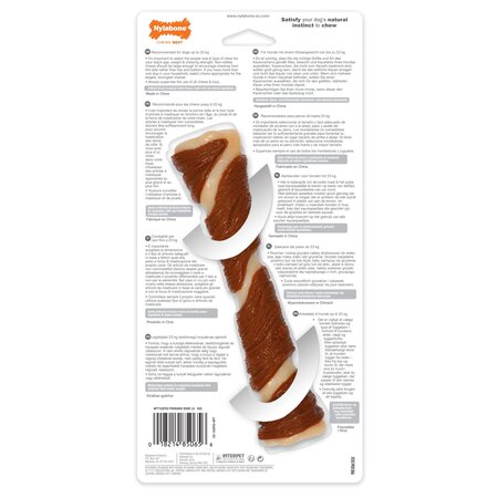 Nylabone  Extreme Porkhide Bone Bacon & Peanut Butter Large