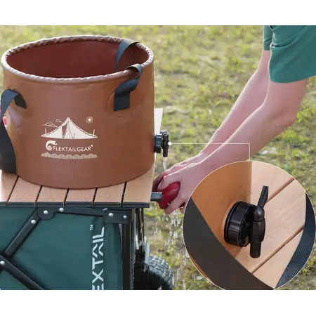 Flextail Bucket – Opvouwbare Emmer (20L) ,  Perfect voor outdoor & de Flextail buitendouche