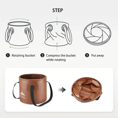 Flextail Bucket – Opvouwbare Emmer (20L) ,  Perfect voor outdoor & de Flextail buitendouche