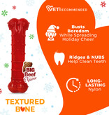 Nylabone Power Chew Holiday Bone Medium Beef – Het perfecte kerstcadeau voor krachtige kauwers