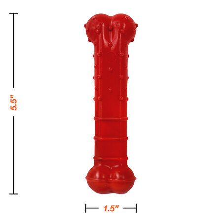 Nylabone Power Chew Holiday Bone Medium Beef – Het perfecte kerstcadeau voor krachtige kauwers