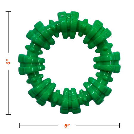 Nylabone Power Chew Holiday Ring XL met frisse wintergreen smaak
