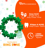 Nylabone Power Chew Holiday Ring XL met frisse wintergreen smaak