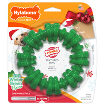 Power Chew Holiday Textured Ring X-Large