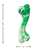 Nylabone Holiday Curvy Dental Bone. Extra sterk kauwbot met Wintergreen smaak voor krachtige kauwers tot 23 kg