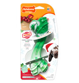 Nylabone Holiday Curvy Dental Bone. Extra sterk kauwbot met Wintergreen smaak voor krachtige kauwers tot 23 kg