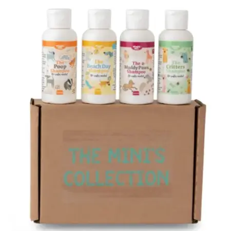 Nilaqua Pets Mini's Collection – Complete Set Droogshampoos voor Honden (4 x 100 ml)