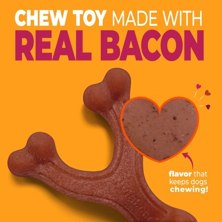 Nylabone Strong Chew Wishbone – Baconsmaak  Large (Real Taste)