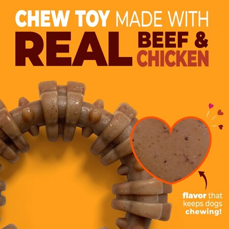 Nylabone Strong Chew Textured Ring – Rund & Kip Small/Medium (Real Taste)
