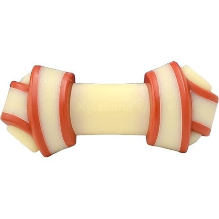 Nylabone Extreme Chew Rawhide Alternative Knot Bone Beef XS – Extra Sterk Kauwbot – NRKR101