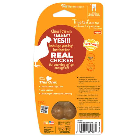 Nylabone Strong Chew Original Bone hondenkauwspeeltje Small