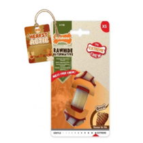 Extreme Chew Rawhide Alternative Knot Bone Beef XS
