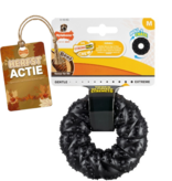 Nylabone Strong chew max braid ring beef gemaakt van sterk rubber  medium