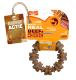 Nylabone Strong Chew Textured Ring – Rund & Kip Small/Medium (Real Taste)