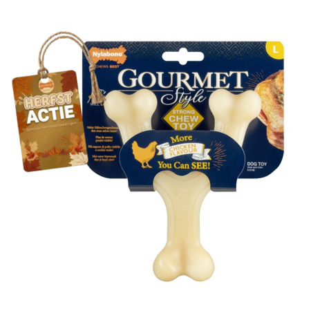 Nylabone Gourmet Wishbone Chicken Large