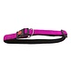 De-Tail Halsband Nylon met zachte voering en snelsluiting 25 mm x 50-65 cm  fuchsia