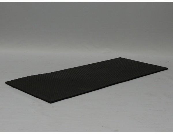 Hundos Antislip mat rubber 96x43cmx6mm voor autobench