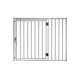 Hundos Aluminium paneel met deur links, 4 maten