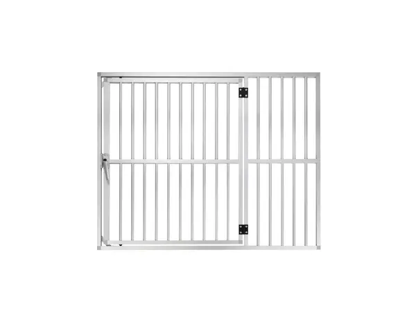 Hundos Aluminium paneel met deur links, 4 maten