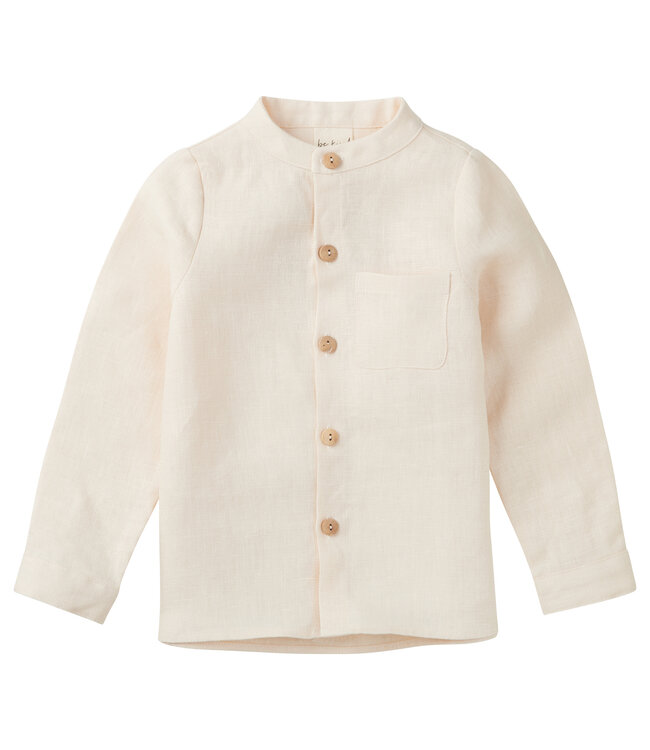 Be Kind Billy Blouse // KIDS // Linen Ecru Stand Collar