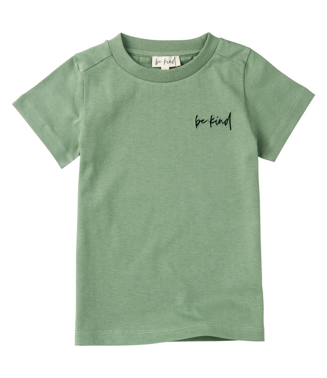 Be Kind Think Green T-Shirt // KIDS // Oil Green