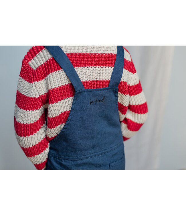 Be Kind Sammy Salopette // KIDS // Biologisch Katoen // Midnight Blauw
