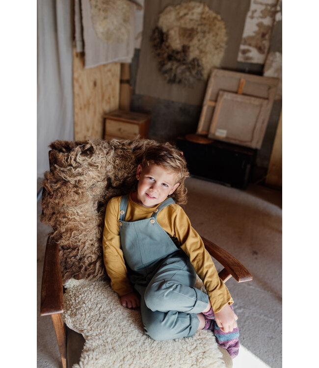 Be Kind Sammy Salopette // KIDS // Biologisch Katoen // Eucalyptus Groen