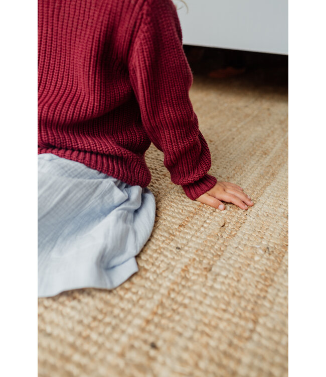 Be Kind Skylar Sweater // KIDS // Biologisch Katoen // Merlot
