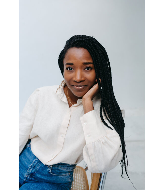 Be Kind Abby Blouse // WOMEN // Linnen // Ecru