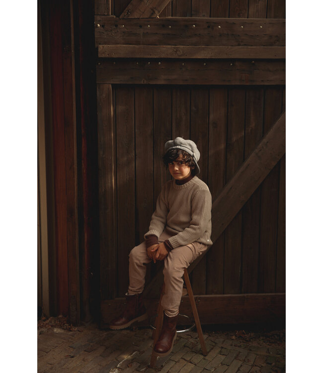 Be Kind Skylar Sweater // KIDS // Biologische Katoen // Latte Beige