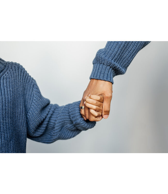 Be Kind Skylar Sweater // UNI // Biologisch Katoen // Ocean