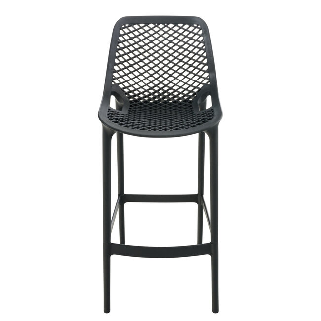 Barhocker Air Kunststoff Grau