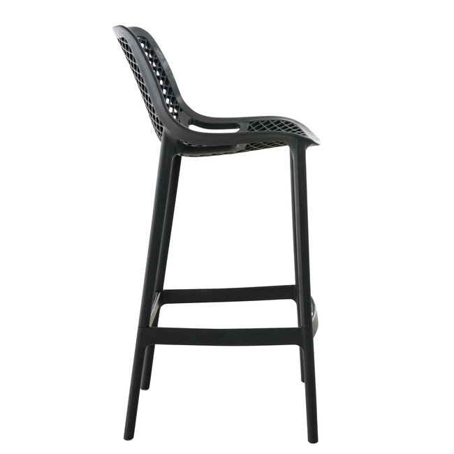 Barhocker Air Kunststoff Grau