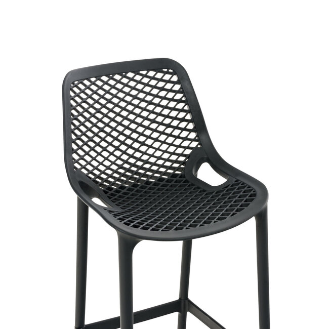 Barhocker Air Kunststoff Grau