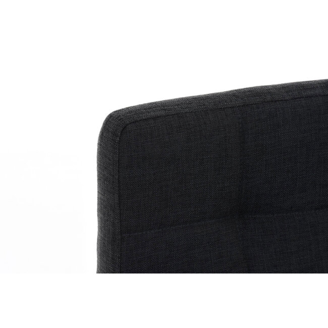 Barhocker Lincoln Stoff Grau