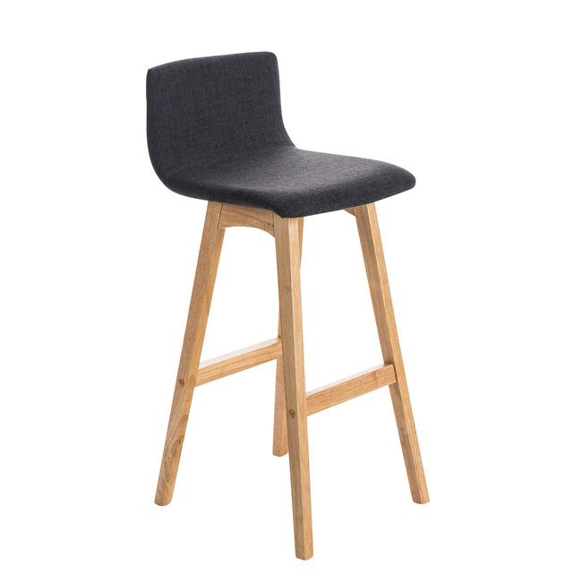 Barhocker Taunus Stoff Grau